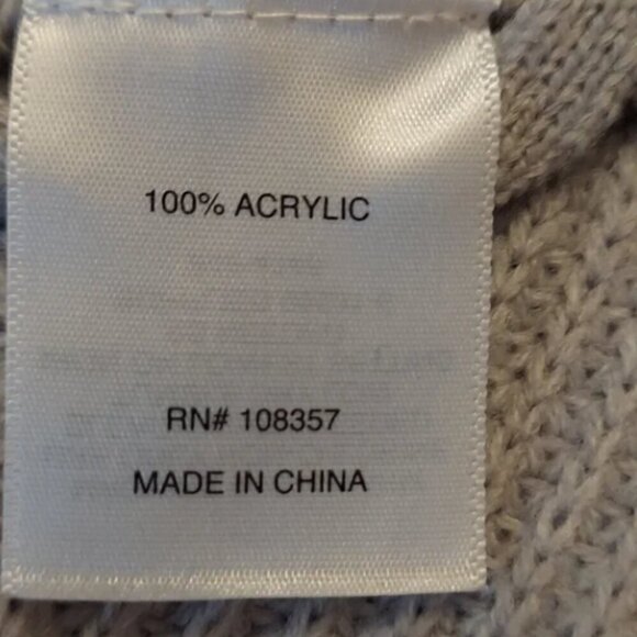 A.N.A sweater. Size L Top light gray fancy casual formal cardigan - Picture 6 of 7